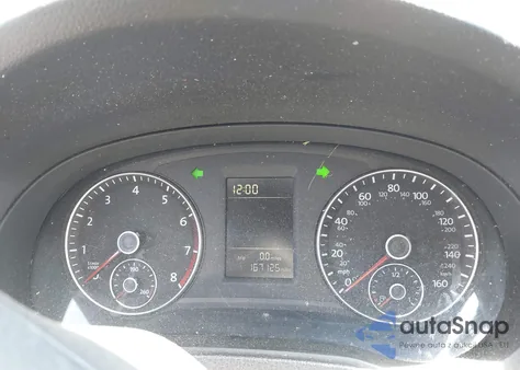 2012 Volkswagen Passat 2.5L S из США, поврежденный, VIN 1VWAP7A37CC054509